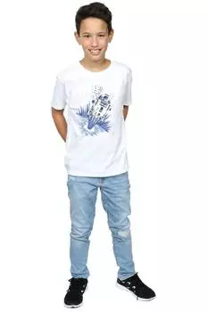 Футболка R2-D2 «Взрыв» Star Wars, белый