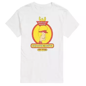 Футболка «Работник месяца Big & Tall Beavis & Butthead» License, белый
