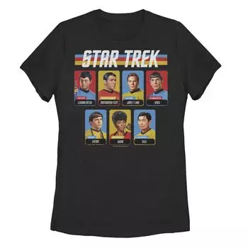Футболка радуги в стиле ретро Star Trek Original Series для юниоров Licensed Character