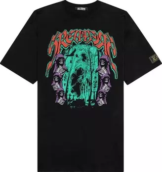 Футболка Raf Simons Sreapers Big Fit T-Shirt 'Black', черный