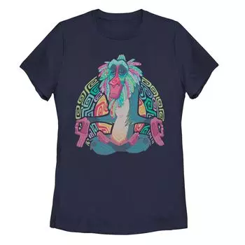 Футболка Рафики для медитации с геометрическим узором «Король Лев» Disney для юниоров Licensed Character, темно-синий