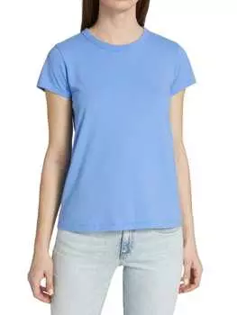 Футболка Rag &amp; Bone с краской для одежды, retro blue