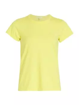 Футболка Rag &amp; Bone с краской для одежды, светло - желтый