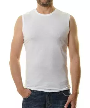 Футболка Ragman Tank Top Rundhals 2er Pack, белый