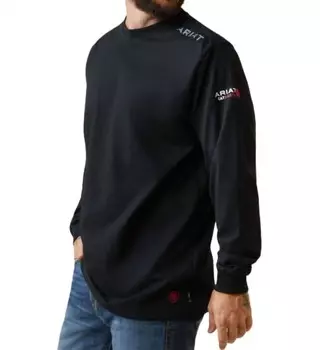 Футболка Raising The Flag — черный цвет плюс Ariat, черный