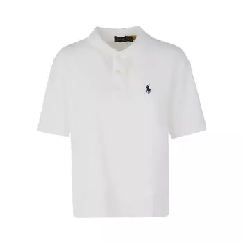 Футболка Ralph Lauren Pony Embroidered Polo, белый