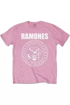 Футболка Ramones Presidential Seal, розовый