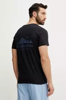 Футболка Rapid Ridge из хлопка Columbia, черный