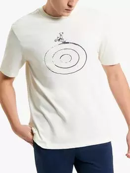 Футболка rascal с графическим рисунком из органического хлопка обычной посадки Ben Sherman, слоновая кость