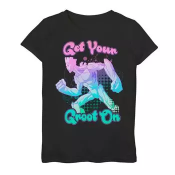 Футболка размера плюс с рисунком «Marvel Guardians of the Galaxy» для девочек 7–16 лет Get Your Groot Plus Licensed Character