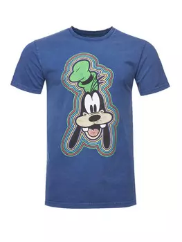 Футболка Re:Covered T-Shirt Disney Goofy Outline, синий