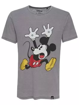 Футболка Re:Covered T-Shirt Disney Mickey Mouse Panic, светло-серый