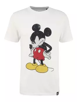 Футболка Re:Covered T-Shirt Disney Mickey Mouse Madface, белый