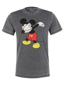 Футболка Re:Covered T-Shirt Disney Mickey Mouse Dabbing, темно-серый