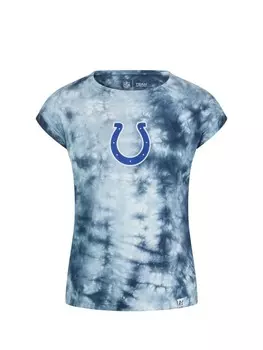 Футболка Re:Covered T-shirt NFL Colts, цвет Blue Tie-Dye
