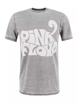 Футболка Re:Covered T-Shirt Pink Floyd Animals 1972 Logo, серый