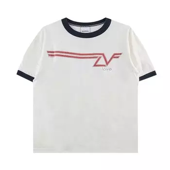Футболка READYMADE Ringer Short-Sleeve T-Shirt White, белый
