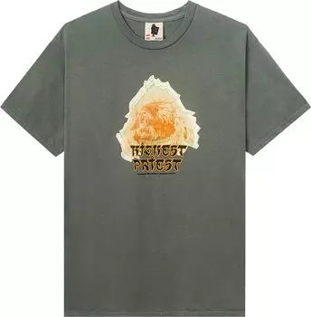 Футболка Real Bad Man Highest Priest Short-Sleeve Tee 'Surplus Green', зеленый