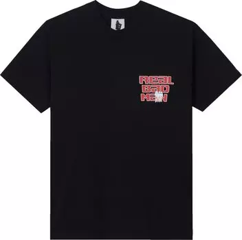 Футболка Real Bad Man Warning Tee 'Black', черный