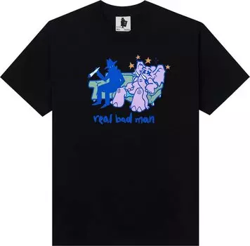 Футболка Real Bad Man Zonked Friends Short-Sleeve Tee 'Black', черный