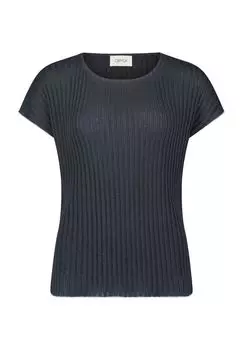 Футболка, ребристая структура, женская CARTOON, цвет Baritone Blue