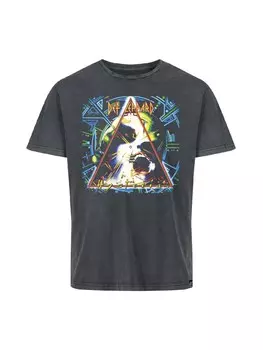 Футболка Recovered Def Leppard Hysteria, темно-серый