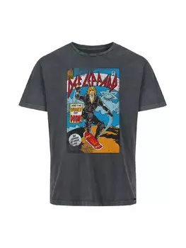 Футболка Recovered Def Leppard Women Of Doom, темно-серый