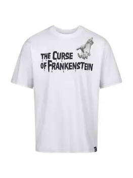 Футболка Recovered Hammer Horror Curse Of Frankenstein, белый