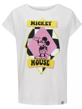 Футболка Recovered MICKEY MOUSE POP COLOUR, экрю