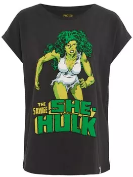 Футболка Recovered SHE HULK, черный