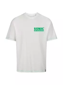 Футболка Recovered Sonic Japanese Text, белый