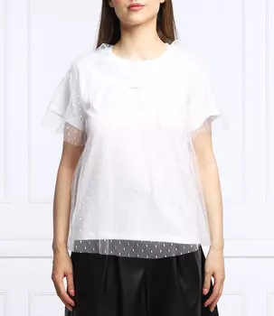 Футболка Red Valentino regular fit, белый