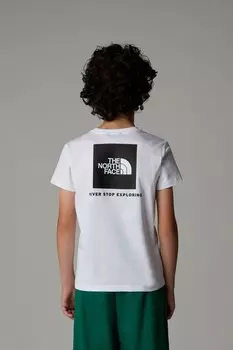 Футболка redbox для мальчиков The North Face, белый