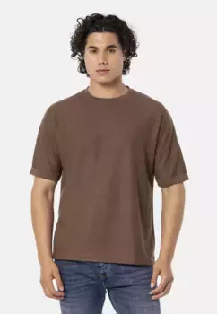 Футболка RedBridge "Герефорд" с закатанными рукавами, коричневый