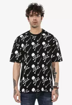 Футболка RedBridge "Warrington" с принтом по всей поверхности, черный