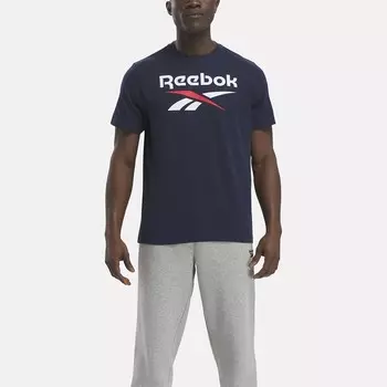 Футболка Reebok Identity Big Logo, синий