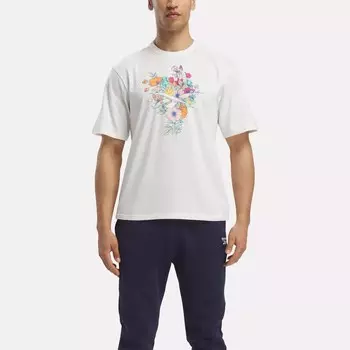 Футболка Reebok Identity Good Vibes, цвет Chalk