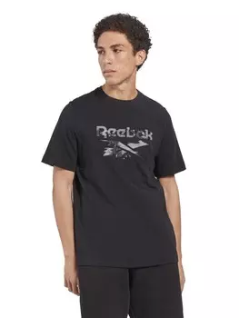 Футболка Reebok Identity Modern Camo, черный