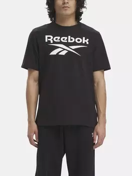 Футболка Reebok RI Big Stacked Logo, черный