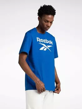 Футболка Reebok RI Big Stacked Logo, синий