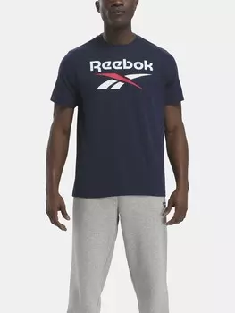 Футболка Reebok RI Big Stacked Logo, синий