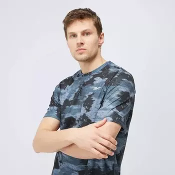 Футболка Reebok SS Train Camo Tech, многоцветный