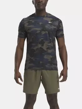 Футболка Reebok TRAIN CAMO TECH, синий