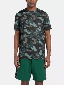 Футболка Reebok TRAIN MOTION CAMO TECH, черный