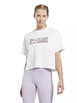 Футболка Reebok Training Essentials Graphic, белый