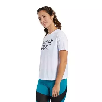 Футболка Reebok Workout Ready Supremium Big Logo, белый