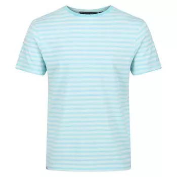 Футболка Regatta Brayden Mini Stripe, синий