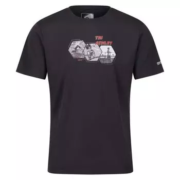 Футболка Regatta Fingal Slogan II, серый