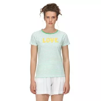 Футболка Regatta Odalis Stripe, зеленый