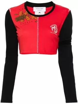 Футболка Regenerated с принтом Marine Serre, красный